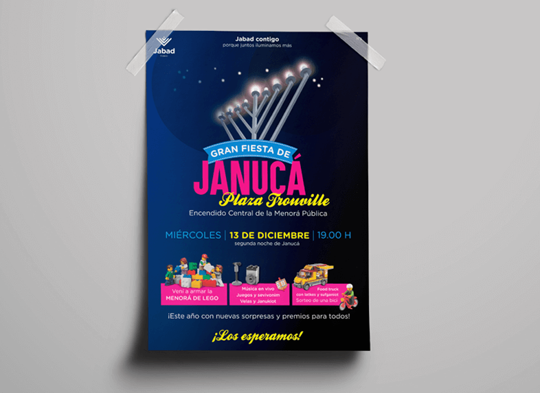 Diseño para Jabad Uruguay
